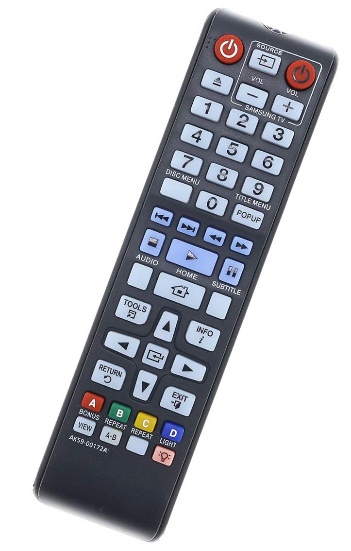 UBay New AK59-00172A Blu-ray Remote Control Replaced for Samsung Bluray Player (AK5900172A) BD-F5700 BDHM57CZA BD-H6500 BD-H6500/ZA - Image 2